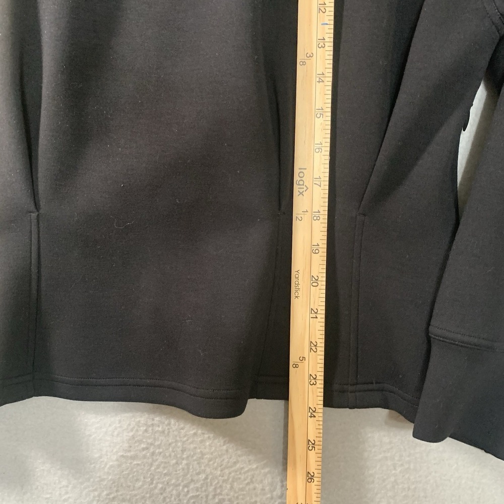 lululemon Gathered Waist Crew Pullover Size12 black - Picture 4 of 10